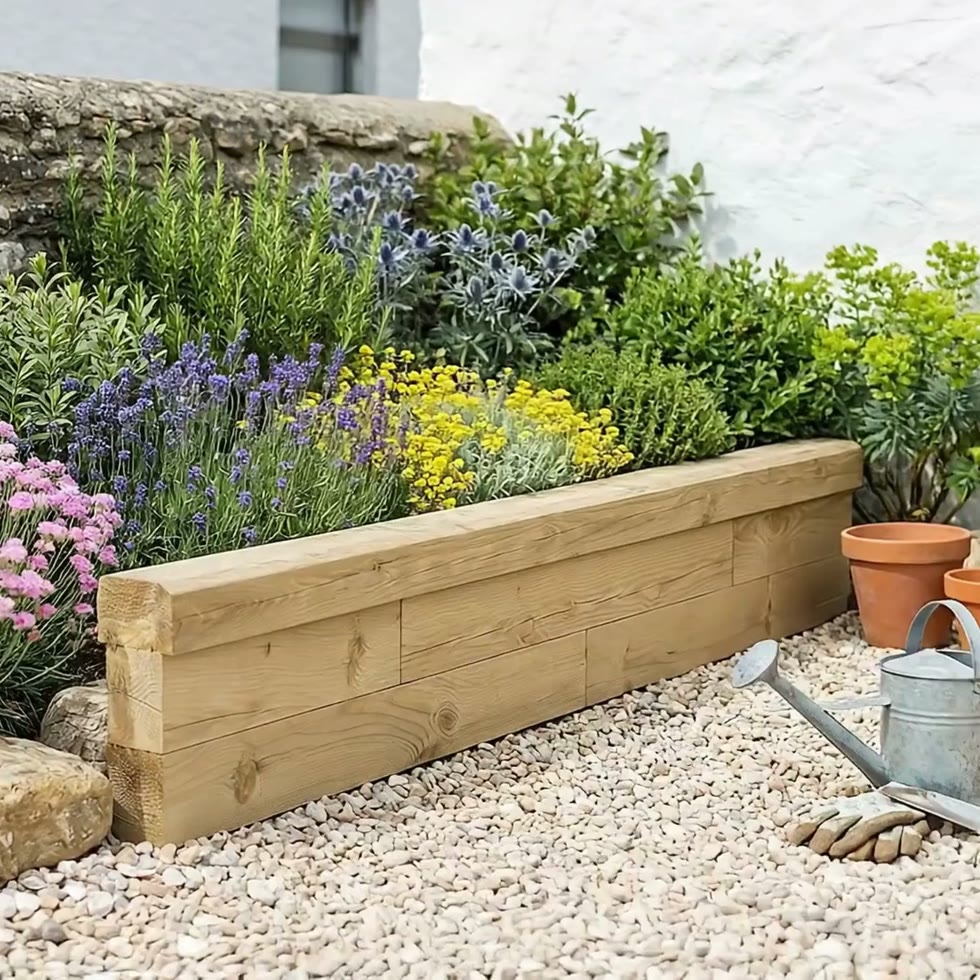 Bordure de potager / 150 x 25 cm