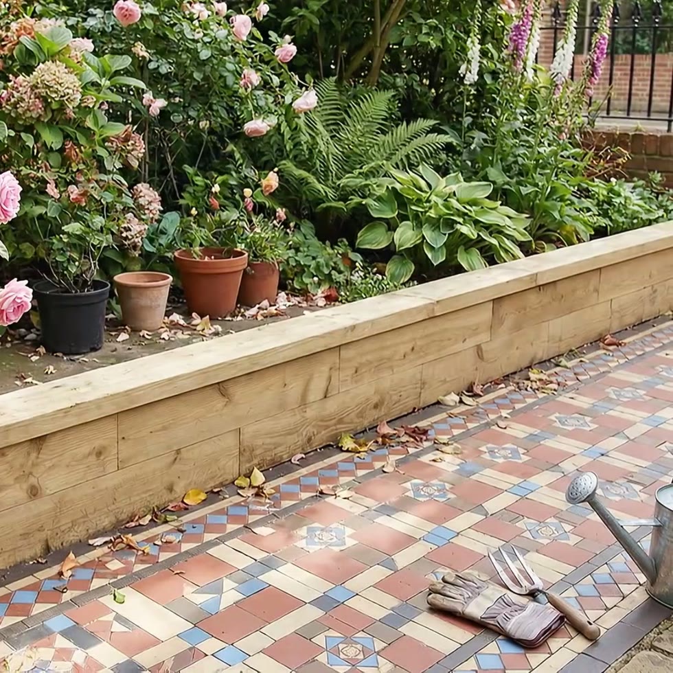 Bordures de jardin / 6,0 m x 0,25 m