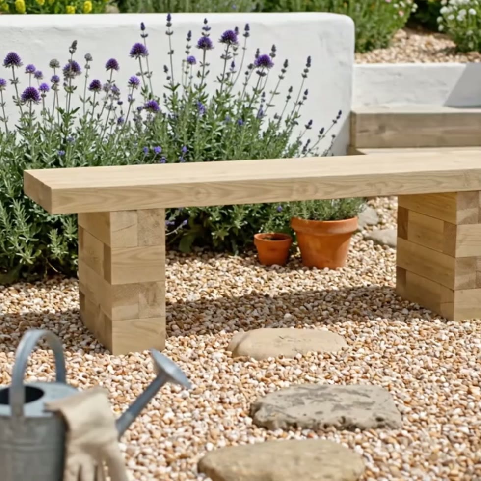Banc de jardin / 150 x 37,5 x 45 cm