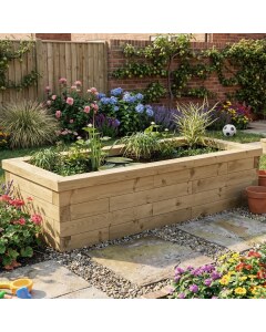 Bassin surélevé carpe Koi - Rectangulaire / 150 x 75 x 45 cm