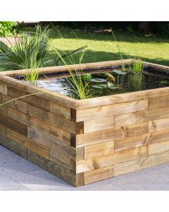 Bassin surélevé en bois / Concevez forme et taille