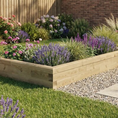 Bordure d'angle / 3,0 x 1,5 x 0,25 m