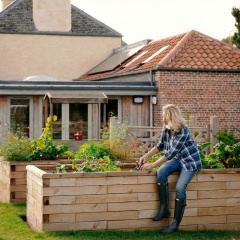 Jardinière en bois / Créez votre propre forme et taille