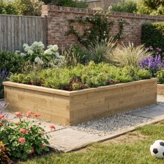 Jardinière Surélevée - Plus Vendue / 2,25 x 1,125 x 0,45 m