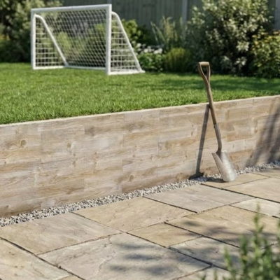 Mur de soutènement pour le jardin / Choisissez votre longueur et forme