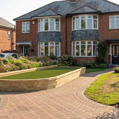 Mur de soutènement multiniveaux / 6m x 3.33m