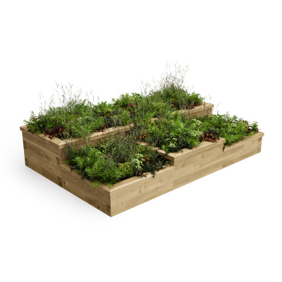 Multi Level Raised Bed / 2.25 x 1.5 x 0.55mm