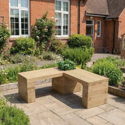 Banc des copains / 1,2 m x 1,2 m x 0,45 m