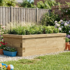 Jardinière bois de taille standard /  150 x 75 x 45 cm