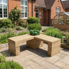 Banc des copains / 1,2 m x 1,2 m x 0,45 m