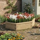 Jardinière triangulaire / 1,5 m x 1,5 m x 0,45 m