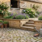 Coffre de terrassement de jardin / 3 m x 0,75 m x 0,55 m