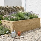 Jardinière bois extra longue - Haute / 300 x 112,5 x 75 cm