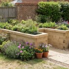 Jardinière bois en H / 225 x 165 x 55 cm