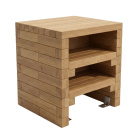 Unité avec rayonnage étroite / 0,75 m x 0,75 m x 0,95 m