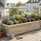 Potager surélevé extra long / 2,625 x 0,9 x 0,45 m