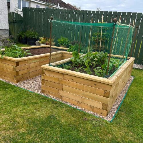La jardinière surélevée en U de Colin et Alison