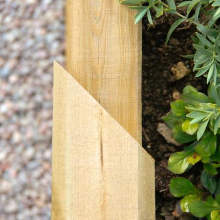 Styles de rebord pour les jardinières surélevées WoodBlocX