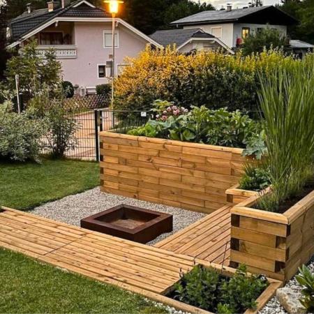 Comment créer un coin détente extérieur avec banc à utiliser toute l’année