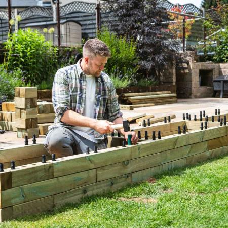 Comment construire une jardinière surélevée WoodBlocX
