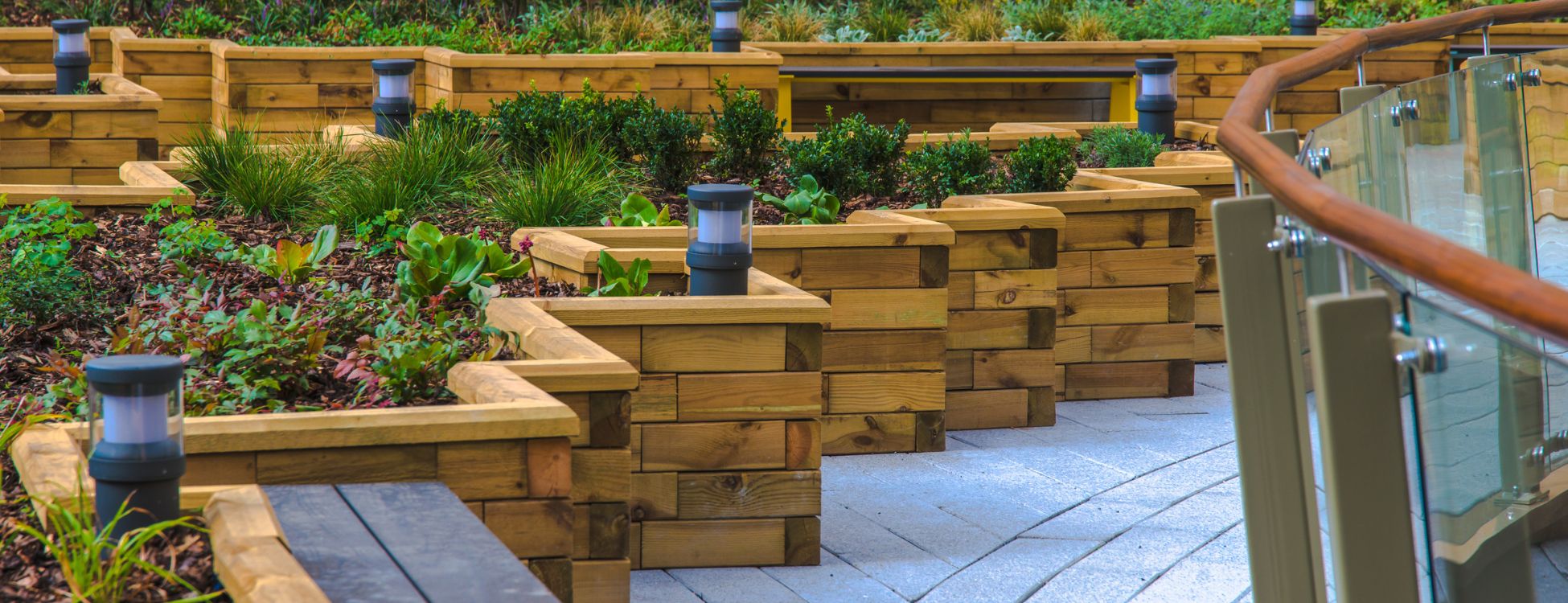 Bespoke rooftop planters