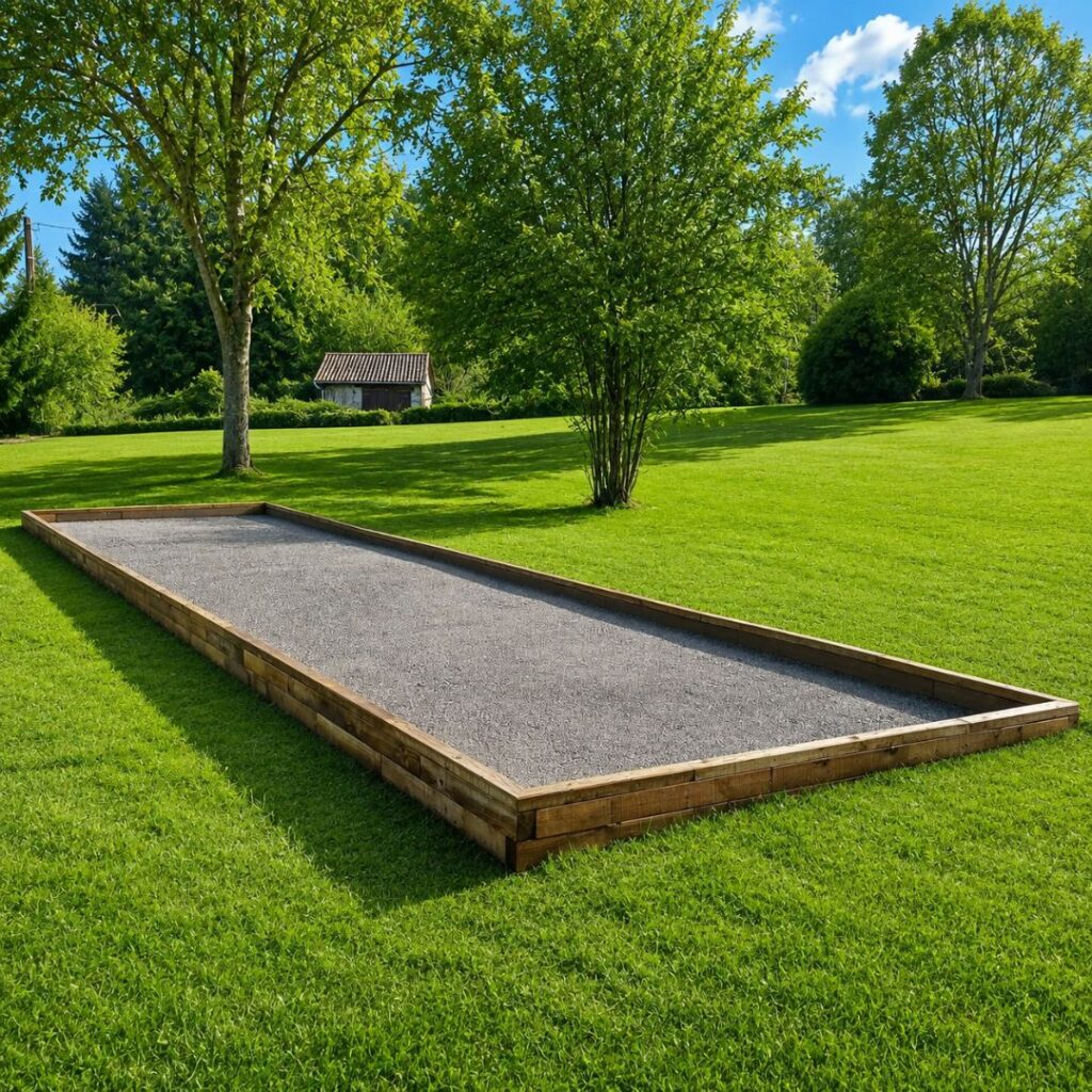 Construction d’un terrain de pétanque